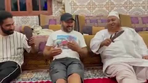 Arabic funny video father with son ! I can't stop laughing