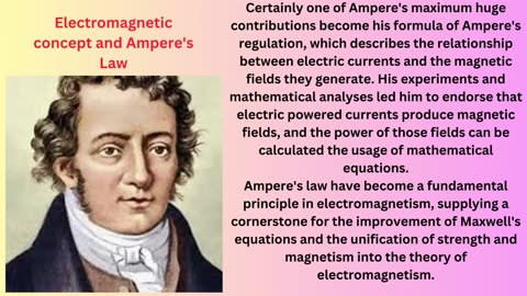 André-Marie Ampere, a famed French physicist and mathematician (1775-1836)