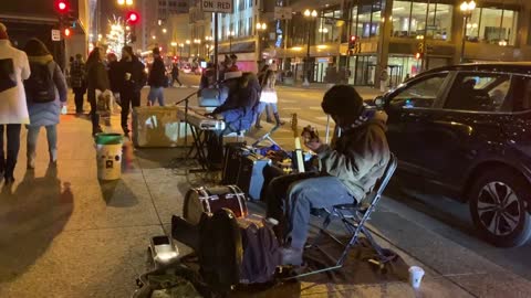 Amazing Street Blues in Chicago