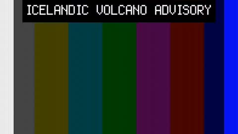 Emergency Alert System Volcanic in Iceland