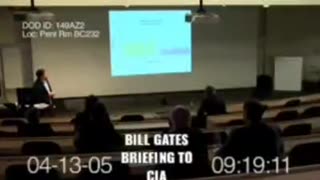 Bill Gates Briefing CIA Regarding Religion