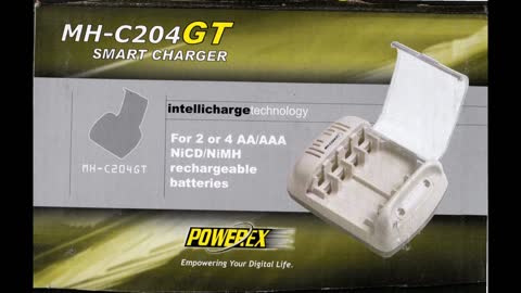 Powerex Smart Charger with Rechargeable AA NiMH Batteries 1.2V 2600mAh 8 Pack (06-23-2020)