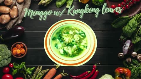 Cooking Monggo with Kangkong leaves and Pok