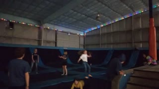 Ijump with my niece and nephew 2