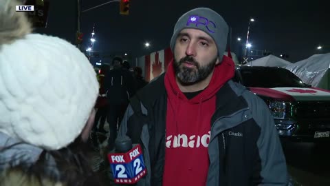 Freedom Convoy - Ambassador Bridge blockade: Protesters not leaving despite injunction