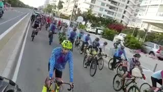 Protesta de ciclistas