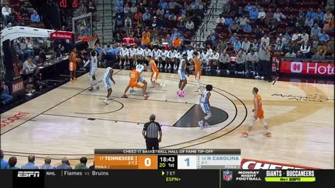 #17 Tennessee vs #18 North Carolina | 2021 College Basketball