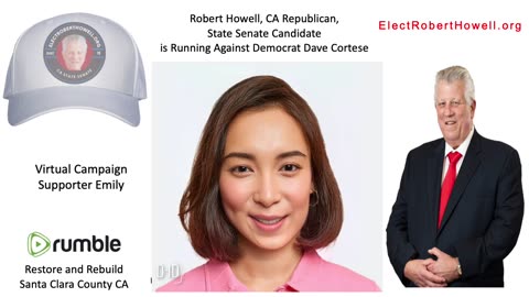 Robert Howell, CA Republican State Senate Candidate is Running Against Democrat Dave Cortese