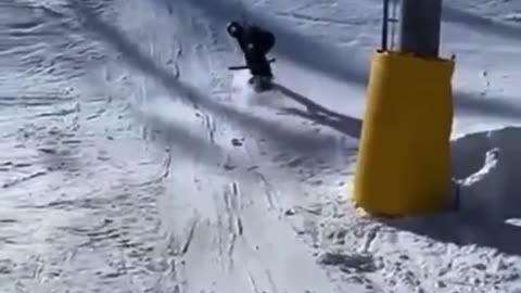 Human VS. Ski Lift