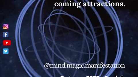 The Law of Attraction | Powerful Message 1 | Mind Magic Manifestation | #lawofattraction