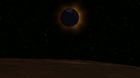 Red Ring Around the Earth: A Different Perspective on a Total Lunar Eclipse (Concept)