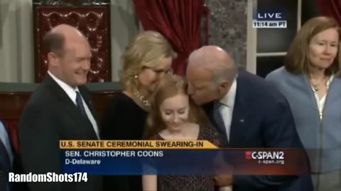 Vice Presidential Creep Joe Biden Whispers Into Young Girl Ear: What Did He Tell Her? - 2015