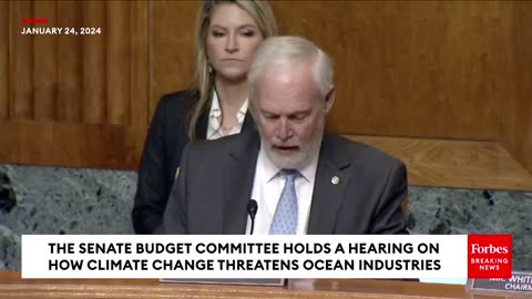 The Senate Budget Committee Holds A Hearing On How Climate Change Threatens Ocean Industries