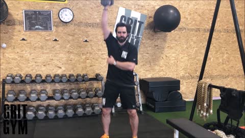 1 DB Push Press