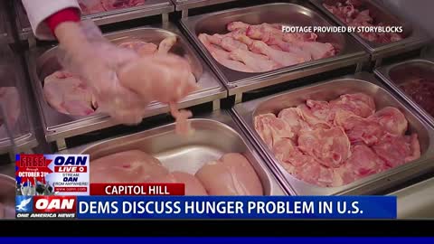 Democrats discuss hunger problem in US