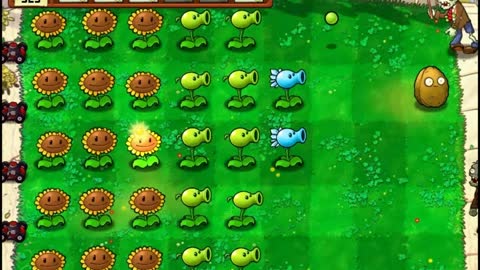 Plants vs Zombies Aventura Dia Nivel 1 8