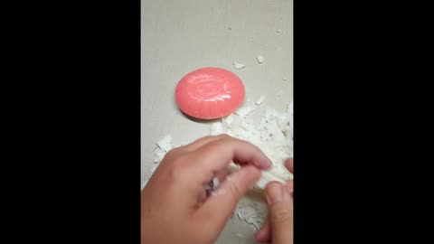 ASMR Cutting Dry Lacquered Soap