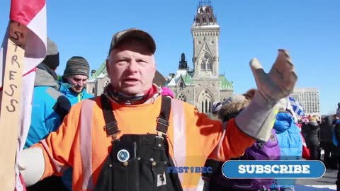 Freedom Protest Convoy Ottawa 2022 - BEST INTERVIEW from heart