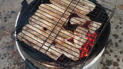 Charcoal Grilled Pork Belly