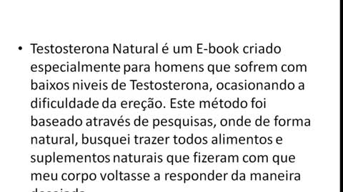 Testosterona Natural