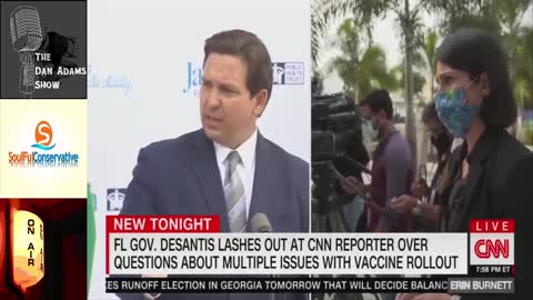 Gov DeSantis destroys CNN reporter who tries to blame him for vaccine rollout ‘gone wrong’