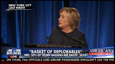 Hillary Clinton Basket Of Deplorables