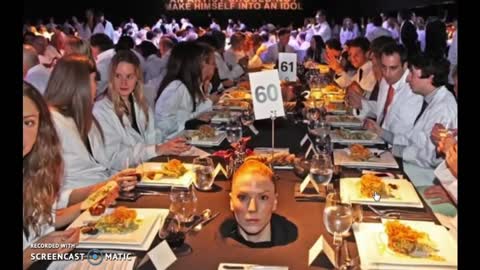 MOCA Spirit Cooking Gala for the illuminati, extremely sick and satanic