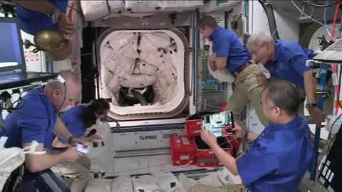 Crew-2's four astronauts board the ISS!