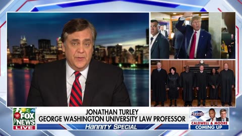 Jonathan Turley: SCOTUS ruled they're not going to treat Trump differently