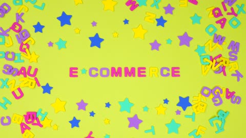 Pretty Cool Stop Motion Animation Video of Spelling Out E-Commerce.