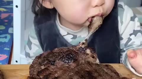 Cute baby eating video😘🥰