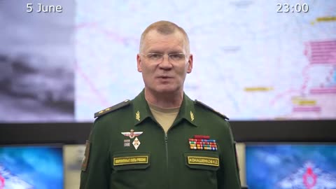 Russian Ministry of Defense Briefing 2300 Hrs 5 June 2023 - Ukraine War