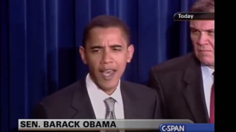Senator Snake Obama Supports Strong Borders 2005