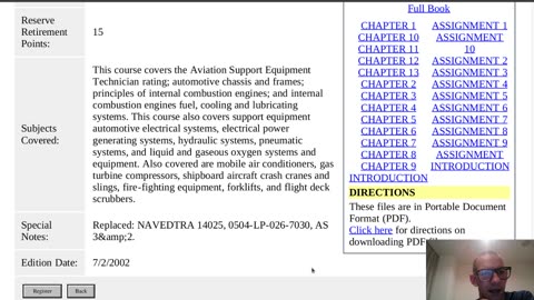 Summary of NAVEDTRA 14329 - Aviation Support Equipment Technician (AS)