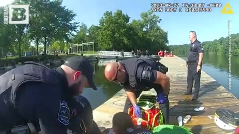 "GOOD SAMARITANS" JOIN FORCES WITH POLICE TO SAVE DROWNING MAN