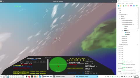 Linux Air Combat FriendlyTussle F4uVsSpit9 09Mar2022 Part 2