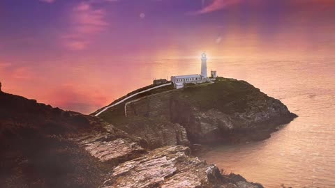 Mystical Moonlit Lighthouse...