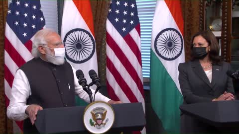 PM Modi's remarks during bilateral meeting with US VP Kamala Harris