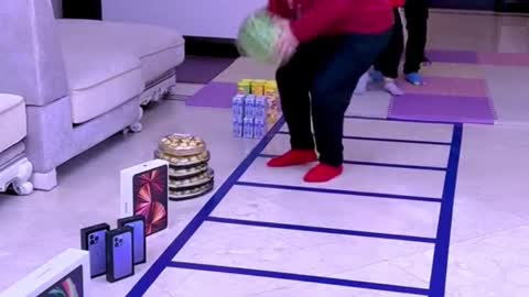 Long jump challenge, see what you can get? # Funny # Party Game