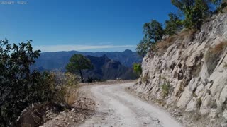 Riding towards Urique in the Copper Canyon network area