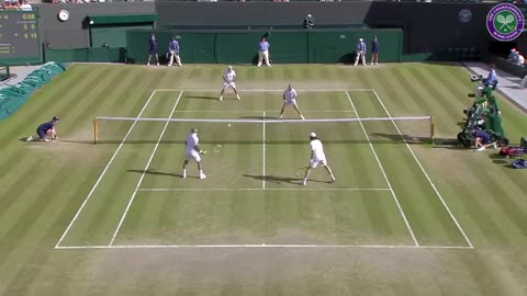 The Least Serious Tennis Match at Wimbledon Most Funniest Mansour Bahrami