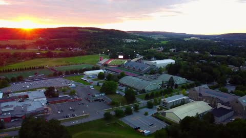 Sunset Over Campus | DJI Mini SE