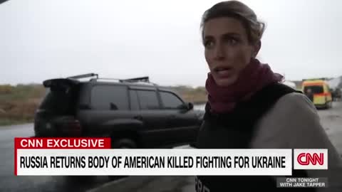 CNN witnesses Russia return body of American fighting for Ukraine