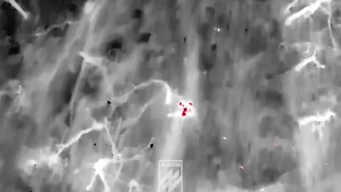 Azov drones with thermal cameras engage Russian soldiers