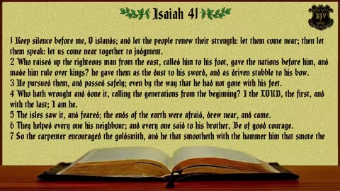 (23) - Isaiah (KJV) Dramatized With Words