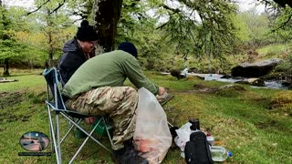 Morning wildcamping in Dartmoor