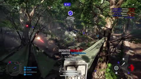 Star Wars Battlefront II: Galactic Assault: Galactic Empire Yavin 4 Gameplay (Attacking)