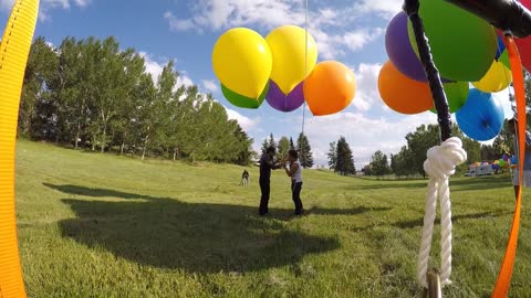 All Clean Natural Balloon Jump Stunt