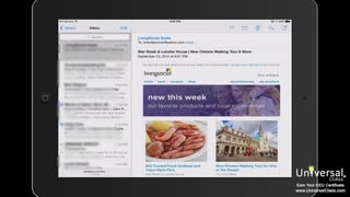 Email and Messaging Accounts on the iPad - How to Use an iPad