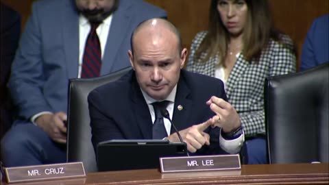 Sen. Mike Lee. Joe Biden’s nominee to be a federal judge